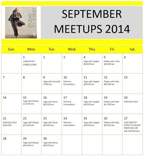 september meet-ups