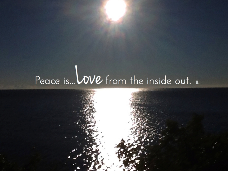 Peace is...
