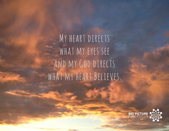 My heart and My God directs