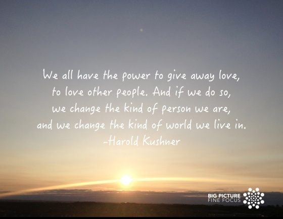Harold Kushner on Love