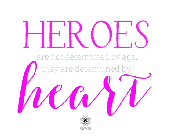 heroes are determined by heart